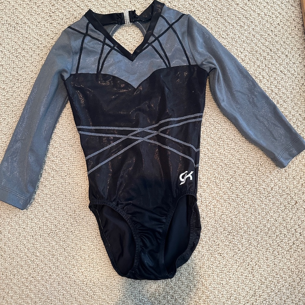 GK Black and Gray Leotard